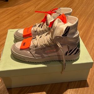 Off White High Top Sneakers